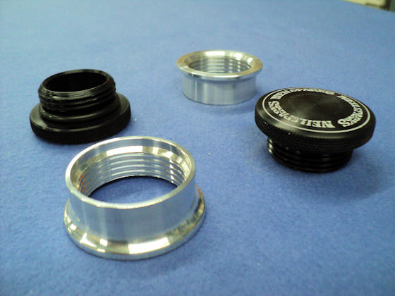 small Filler Cap with aluminum or steel bung