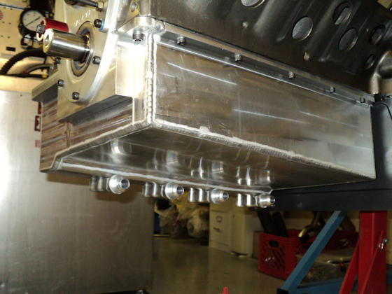 Fabricated Dry Sump Oil Pan - Mounted